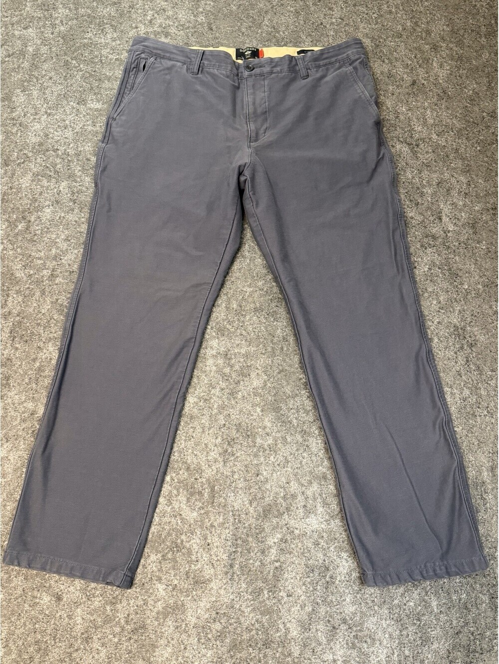 Dockers Smart 360 Flex Chino Pants Mens 36x30 Slim Fit Blue Gray Stretch